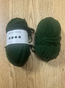*Paquete 2* Caja de pintura hilo simplemente grueso 100 % acrílico 149y 3,5 oz verde - Imagen 1 de 5