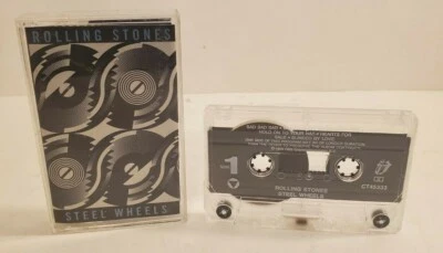 The Rolling Stones - Steel Wheels (1989) - Cassette Tape / "Mixed Emotions" - Image 1 of 4