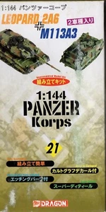 Dragon 1/144 Panzer Korps Set 21 Leopard 2A6 & M113A3 Armored Personnel Carrier - Picture 1 of 2