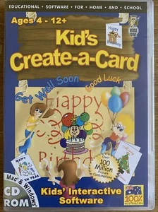 Kids Stuff: Kids Create-A-Craft - Windows Macintosh PC Create A Card, ages 4-12+ - Picture 1 of 3