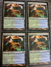 Breeding Pool 4x NM Gatecrash Rare Shock Land MTG