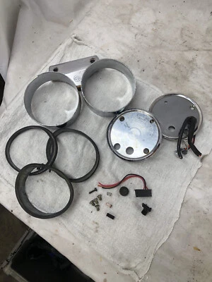 Harley Davidson Sportster Dyna 2005 cromo doble calibre tacómetro soporte 05 Foto 1 de 4