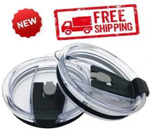 2 Replacement Flip Lids for Stainless Steel Insulated Tumbler Travel Mug - Picture 1 of 7