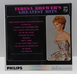 Teresa Brewer - Greatest Hits Philips PHM 200-062 Mono ***Near Mint +*** - Picture 1 of 8
