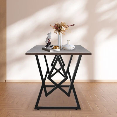 Juego de 2 patas de mesa de metal industrial patas de mesa patas de escritorio de comedor ancho hágalo usted mismo 28"" x 24"" Foto 1 de 4