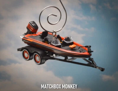 Bass Fishing Boat Custom Christmas Ornament Nitro Ranger Tracker Lund America - Image 1 of 4