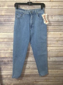 VTG 80s BILL BLASS Sz 8 Mom Jeans High Waist Stone Wash 26” Waist NWT Deadstock - Picture 1 of 6