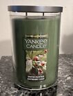 Rare Yankee Candle Snow Dusted Bayberry Leaf 2-Wick Large Tumbler Candle - 22 Oz
