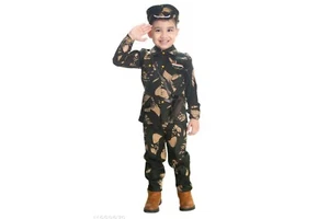 Army Costume Dress for Kids - Bild 1 von 2