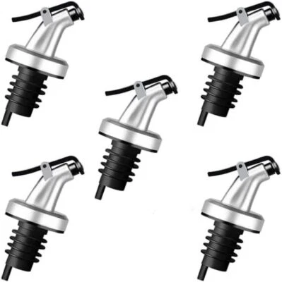 5 Pack Oil Spouts, Olive Oil Vinegar Bottle Stopper Dispenser, Leakproof Bottle - Image 1 of 4