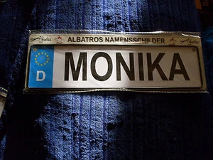 Albatros Namensschild Monika - Bild 1 von 1