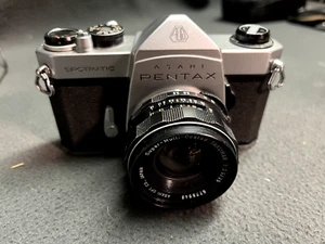 Pentax Spotmatic SP Film Camera SMC Takumar 35mm F/3.5 Lens - Bild 1 von 7