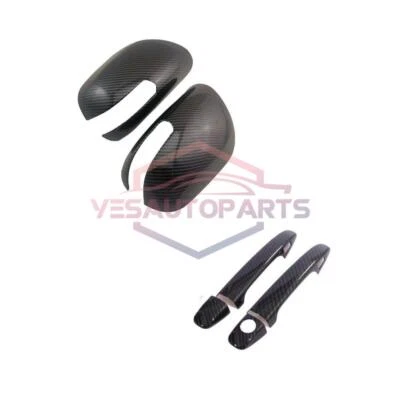 Espejo retrovisor lateral con cubierta de fibra de carbono + manija de puerta para Scion TC Hatchback 11-2016 Foto 1 de 4