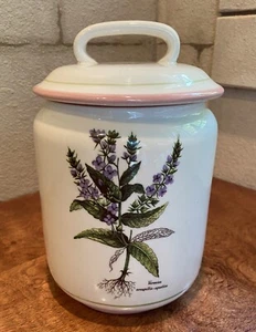 Vintage WILLIAM SONOMA Deckeldose Kanister MADE IN ITALY BOTANISCHES DESIGN - Bild 1 von 6