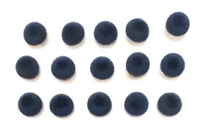 PUNTE PER POLLICE IN VELLUTO BLU NAVY - Set di 15 spille decorative fatte a mano - Foto 1 di 4
