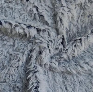 De Lujo Tejido Material Imitación Piel - Shaggy Azul Pálido - Imagen 1 de 2