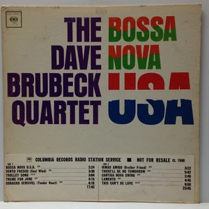 Dave Brubeck Quartet-Bossa Nova USA-Columbia 1998-MONO 2-EYE PROMO - Imagen 1 de 6