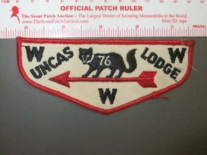 Boy Scout OA 297 Uncas flap 0976DD - Foto 1 di 1