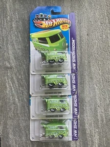 Lot of 4 2013 Hot Wheels HW Showroom VOLKSWAGEN KOOL KOMBI collector #169/250 - Picture 1 of 2