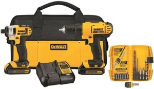 DEWALT DCK241C2 20V Compact Drill and Impact Driver Tool Kit - Picture 1 of 6