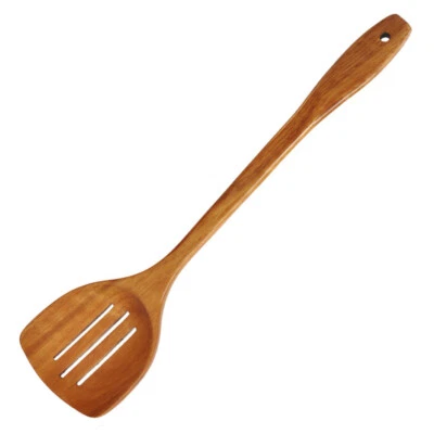 Wooden Kitchen Cooking Turner Slotted Spatula Nonstick Spatulas Shovels Kitchen - Image 1 of 4
