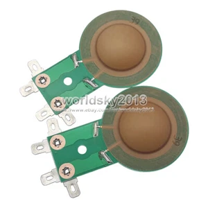 2pcs 25.5mm 8ohm Horn Speaker Tweeter Voice Coil Tweeter Resin Sound Film Repair - Picture 1 of 7