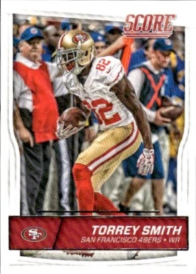 2016 Score #274 Torrey Smith San Francisco 49ers Football - Image 1 of 2
