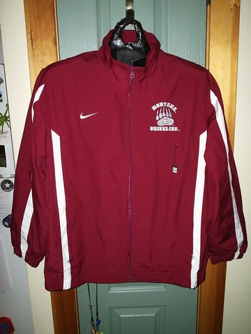UNIVERSITY OF MONTANA GRIZZLIES NIKE SOCCER COAT FULL ZIP SIZE XL NEW L@@K GOGRZ Cover