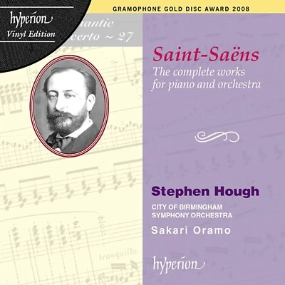 Saint-Saens Complete Works for Piano & Orchestra HOUGH Hyperion 3 LP New Sealed - Image 1 of 2