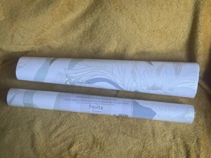1 rotolo nuovo + 1 pezzo rotolo LAURA ASHLEY HOME Nolita carta da parati fumè floreale - Foto 1 di 5