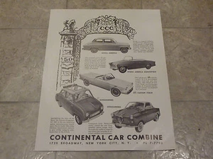 SKODA SVS CUSTOM ITRALIA GOGGOMOBIL TEAR SHEET MANUAL BROCHURE PAMPHLET - Picture 1 of 2