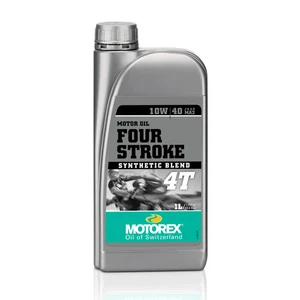 Aceite semi sintético para moto Motorex cuatro tiempos 4T JASO MA2 10W/40 1L - Imagen 1 de 1