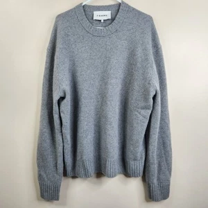 Maglione uomo Frame manica lunga orlo a costine girocollo cashmere grande - Foto 1 di 6