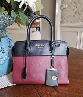 Prada Esplanade Tote Saffiano with City Calf Medium - Image 1 of 4