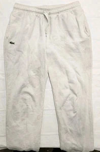 Lacoste Slim Fit Joggers Mens Size Large FR 5 Sweatpants Gym Running Gym Preppy - Picture 1 of 8