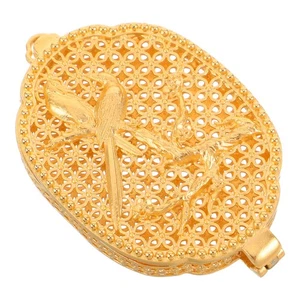  Essential Oil Diffuser Necklace Charm: Hollow-Out Magpie Perfume Diffuser - Picture 1 of 12