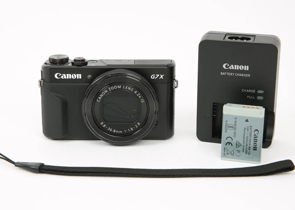 Canon PowerShot G7 X Mark II Compact Digital Camera 4.2x Optical Zoom 20.1 MP - Image 1 of 4