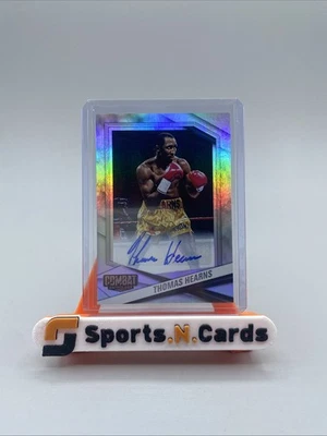 2025 Combat Anthology Thomas Hearns Silver Holo Autograph #94 Boxing Panini - Image 1 of 2