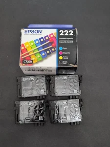 NEUF AUTHENTIQUE - Cartouches d'encre combo EPSON 222 - T222120-BCS Neuf 5/2027 - Photo 1/1