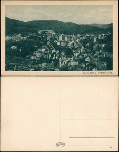 Karlsbad Karlovy Vary Panorama-Ansicht Totalansicht Panoramic View 1925 - Picture 1 of 3