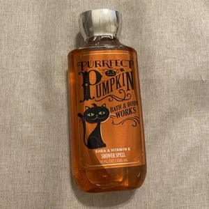 Bath & Body Works Perfect Pumpkin Shea  vitamin E Shower Gel 10oz - Picture 1 of 2