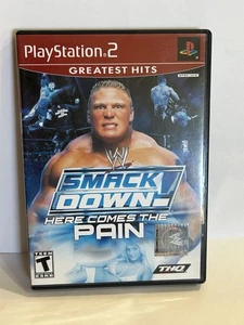 PLAYSTATION 2 GREATEST HITS WWE SMACK DOWN HERE COMES THE PAIN SPIEL MIT HANDBUCH - Bild 1 von 5