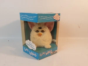 Furby Babies White NOS Tiger 90's Hasbro Electronic Talking - Picture 1 of 9