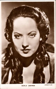 Actress Merle OBeron 102. London Films 1930s Real Photograph Postcard RPPC - Foto 1 di 2