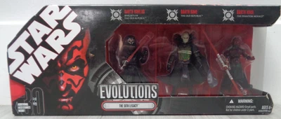 Star Wars Evolutions The Sith Legacy - Darth Nihilus + Bane + Maul 3-Pack - Image 1 of 4