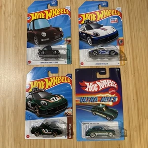 Lote Porsche Hot Wheels - 911 Rallye, 356 Outlaw, 911 Turbo 3.6 (964) Tooned - Imagen 1 de 11