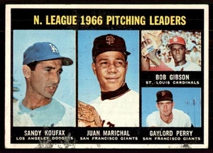 1967 Topps ver atrás #236 Koufax Marichal Gibson Perry - Imagen 1 de 2