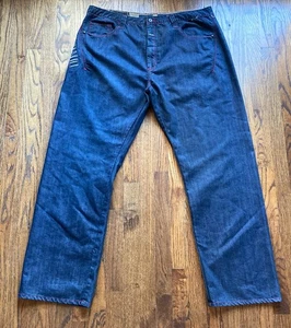 Vintage Marithe Francois Girbaud Jeans Herren Größe 42x34 Y2K Baggy Hip Hop Blau - Bild 1 von 15