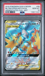Mltrs/Zpds/Artcn.Gx #66 2019 Pokemon Sun & Moon Hidden Fates PSA 10 - Picture 1 of 2