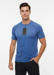 Lululemon Metal Vent Tech Short Sleeve Men's Size XXL Blue Athletic Training - Picture 1 of 8